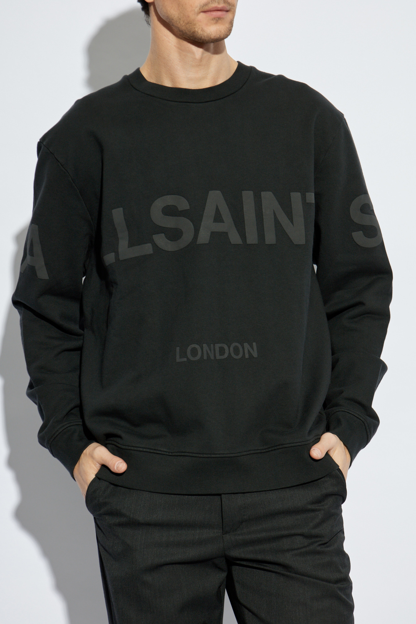 AllSaints Sweatshirt with Biggy logo | Men's Clothing | Vitkac